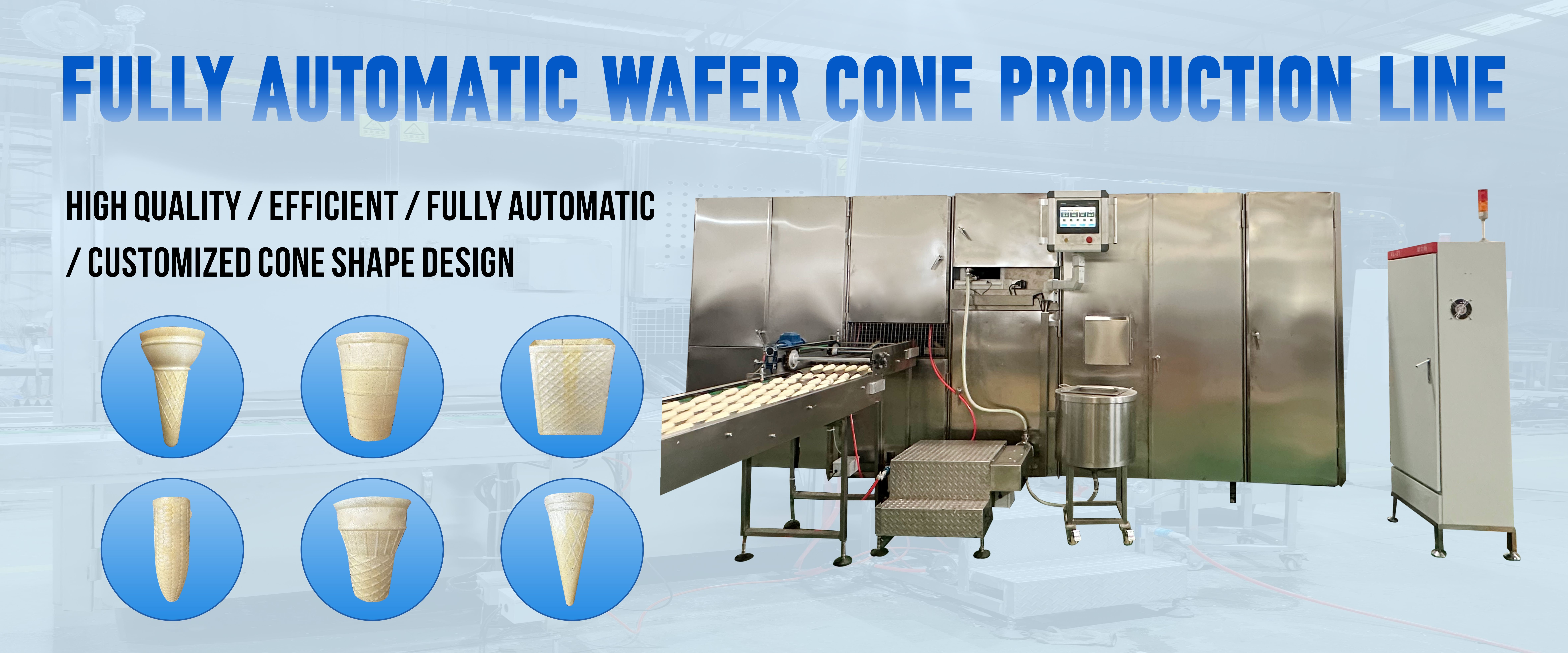qualità macchina di cottura del cono gelato Fabbrica