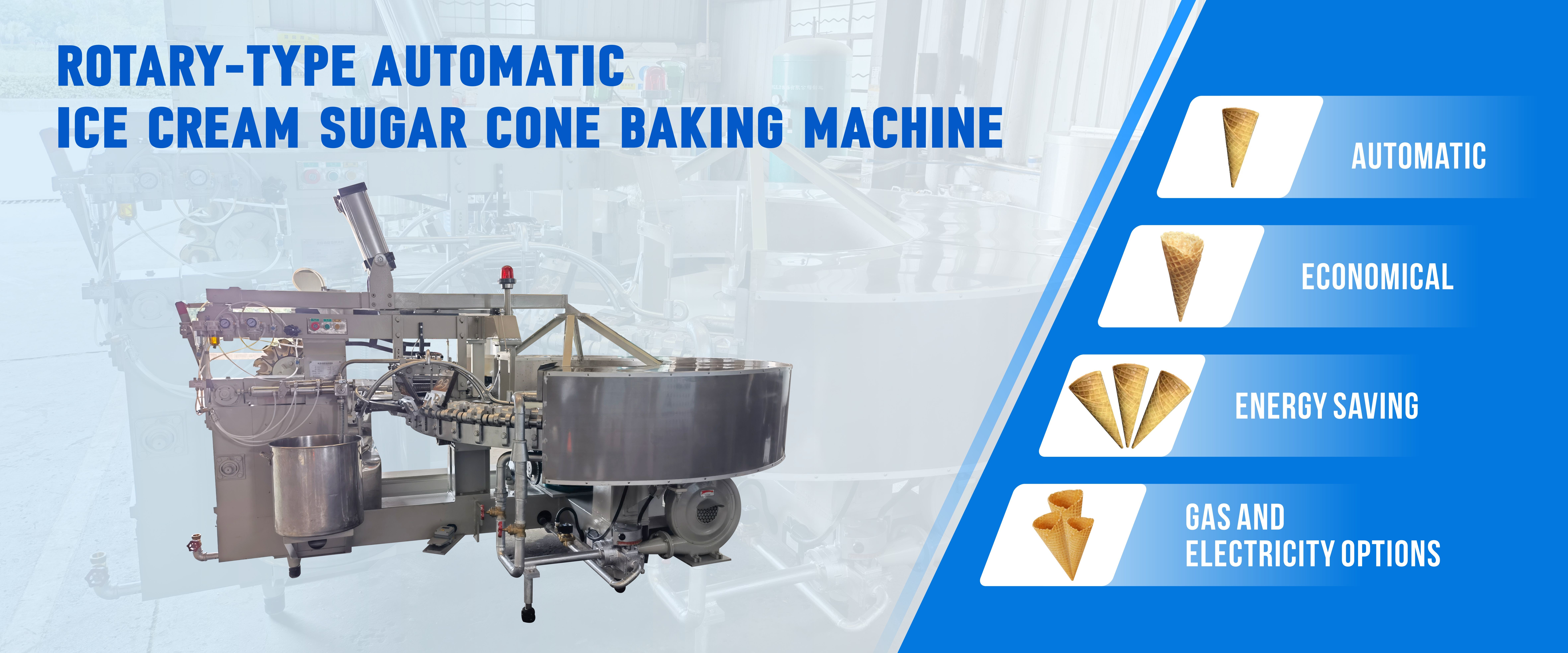 qualità macchina di cottura del cono gelato Fabbrica