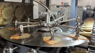 Linea di produzione di macchine per coni di zucchero da 5000 coni all'ora