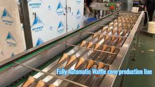Sai come una macchina per coni per cialde completamente automatica realizza un prodotto per waffle perfetto?