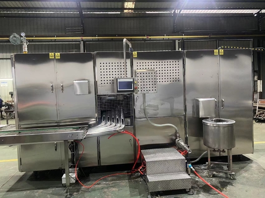 Un buon prezzo. cono croccante della cialda 5000pcs/H che fa economia di spazio del creatore del cono del cereale della macchina in linea