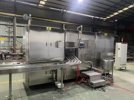 Un buon prezzo. Cono completamente automatico del wafer che fa il trasportatore di scanalature della macchina 4200pcs/H 5 in linea
