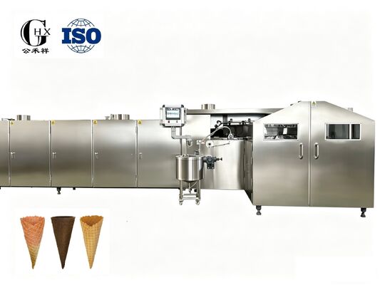 Un buon prezzo. Macchina da forno a cono di zucchero ad alta potenza, con linea automatica di tipo tunnel, potenza 5000-5800 pezzi/ora in linea