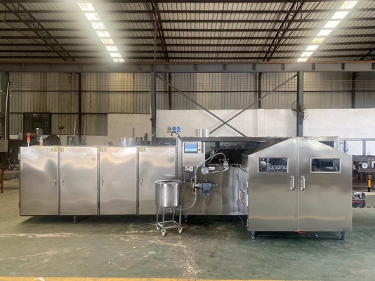 Un buon prezzo. Linea di produzione automatica completa della cialda della macchina 7kg/H 380V del cono gelato in linea