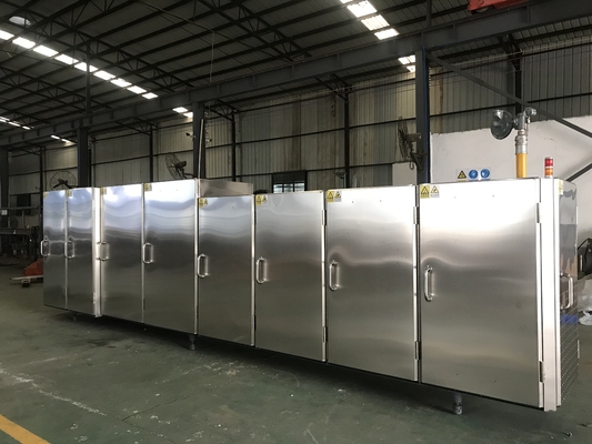 Un buon prezzo. linea di produzione automatica del creatore del cono gelato dello zucchero 2800pcs/H alta precisione in linea