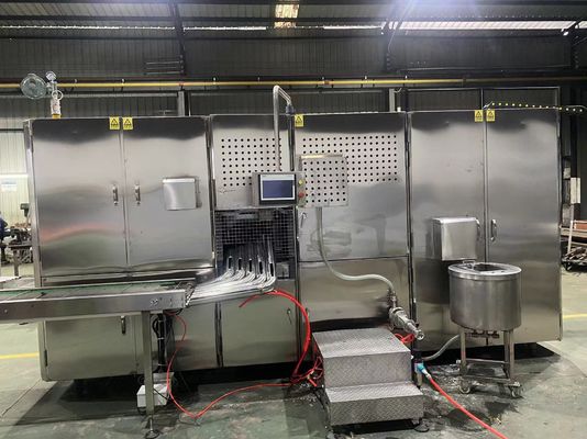 qualità 5000pcs/H Crispy Wafer Cone Making Machine Corn Cone Maker Risparmio di spazio Fabbrica