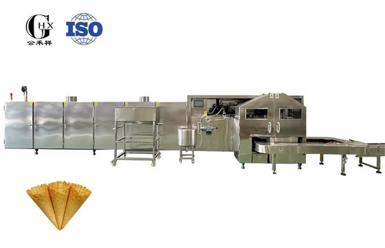 Sistema di controllo PLC SIEMENS / DELTA Macchina da forno a cono di gelato Aumenta l' efficienza della produzione