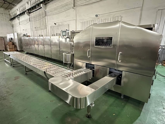 Un buon prezzo. Soluzione commerciale ideale per la produzione su larga scala di mini cono di zucchero, PLC East Control, 11000pcs di produzione all'ora in linea