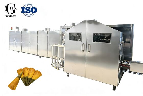 qualità SD80-R53x2 Macchina automatica di produzione di cono di zucchero con 5000-6000 pcs / ora di capacità e controllo PLC SIEMENS / DELTA Fabbrica