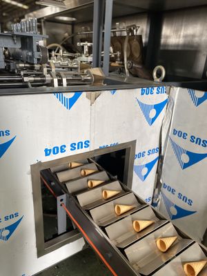 Un buon prezzo. macchina di cottura del cono di Suger del gas naturale di 3.37kw 8kg/h in linea