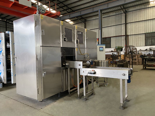 qualità 115 mm 10 kg/h Wafer Cone Making Machine Fully Automatic Fabbrica